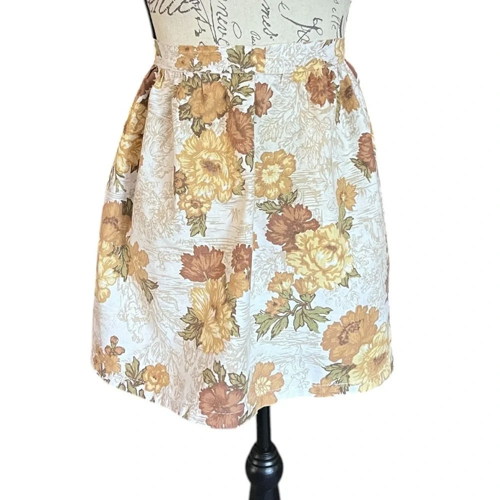 Vintage Handmade Floral Kitchen Apron